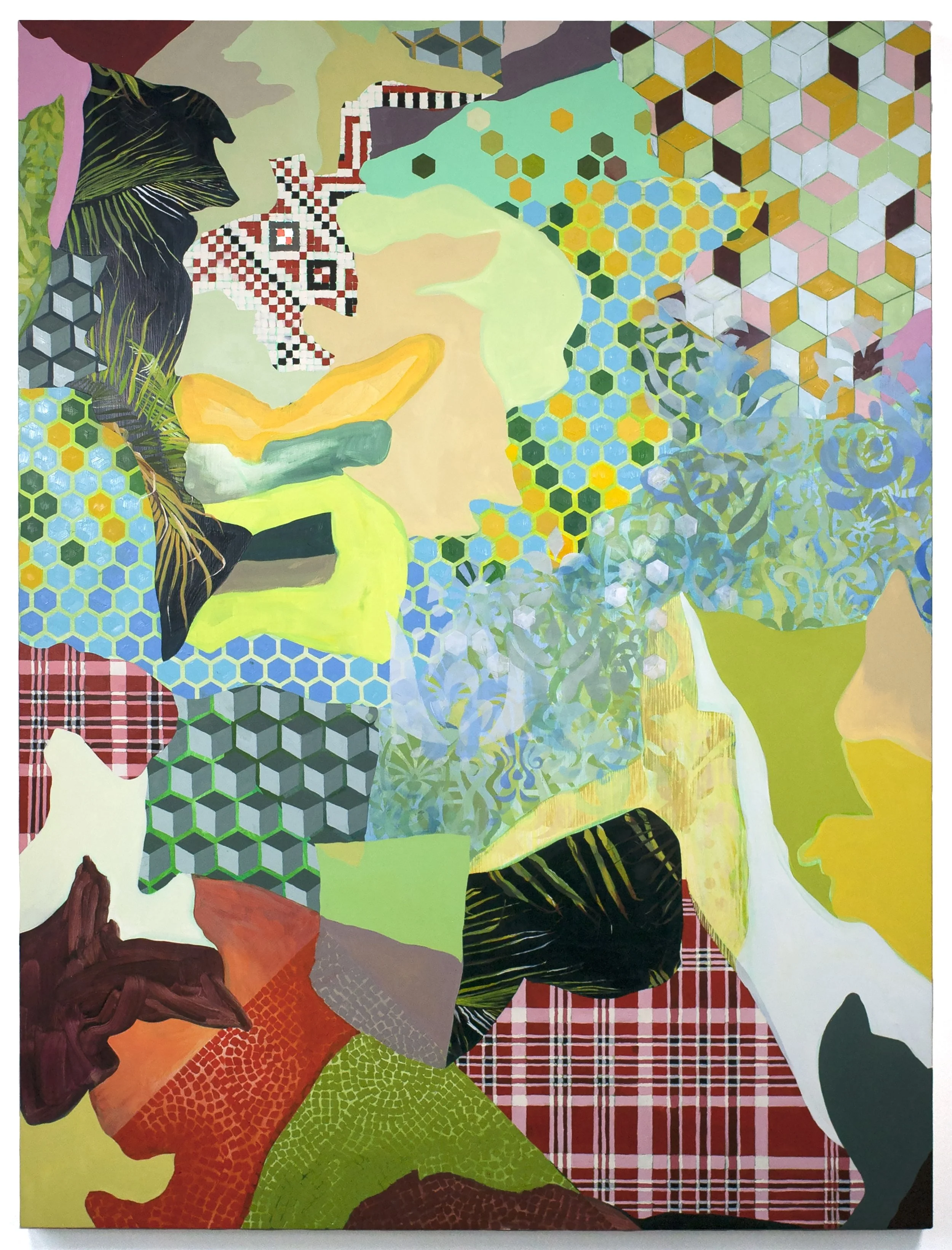 Luca Molnar, Vesuvius at home . Oil on panel. 40 x 30 in.