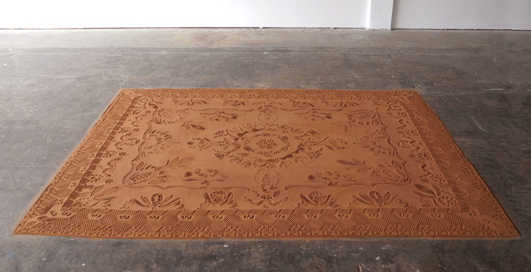 Completed Red Dirt Rug. Photo by: Mark Andrus