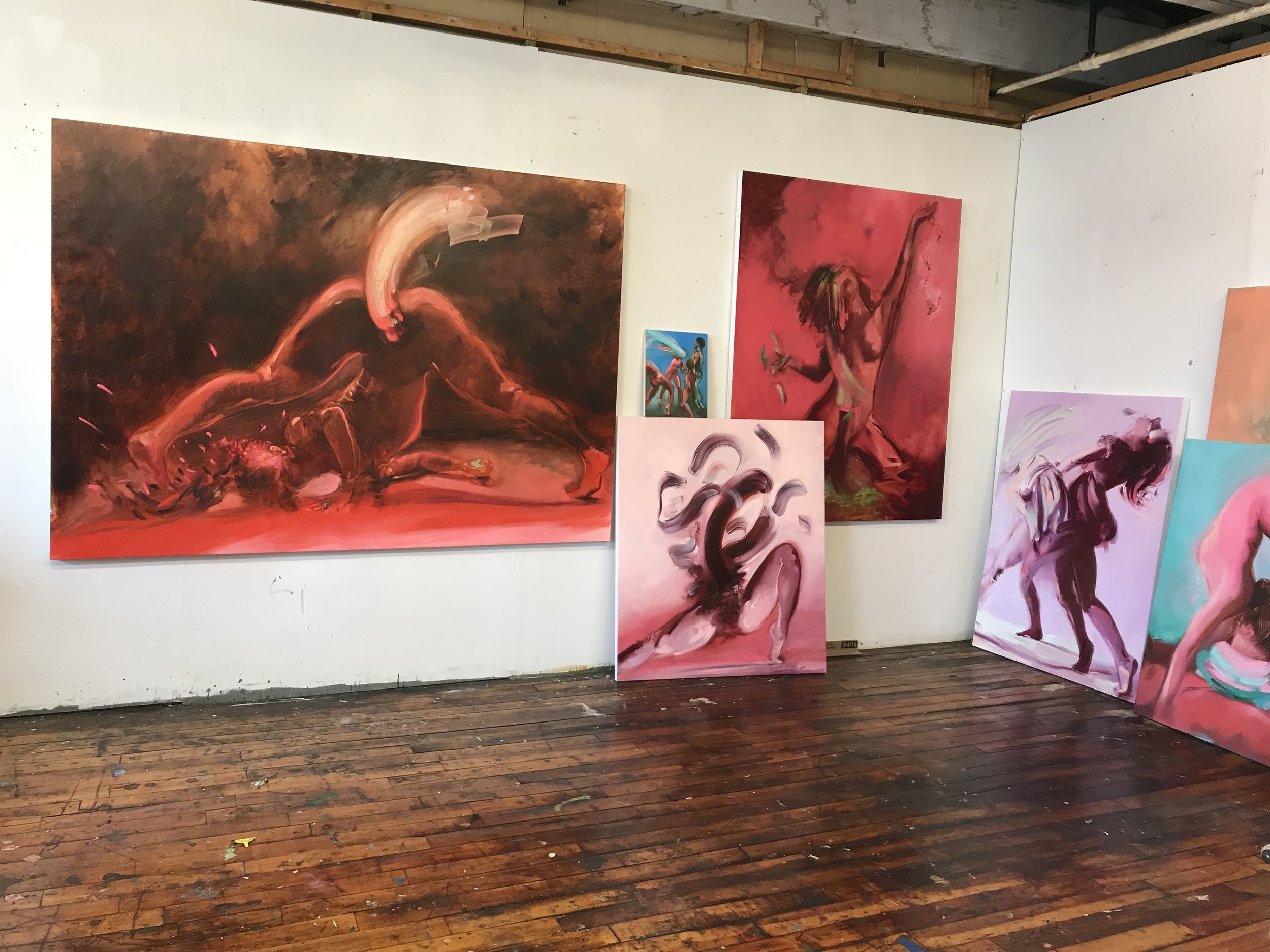 Ariel Basson Freiberg’s studio, Somerville, MA