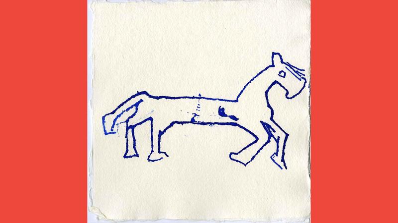 I Know Why They Left is a new series of drawings by the 2017 Artist-in-Residence Joan Jonas , Image courtesy of the Isabella Stewart Gardner Museum