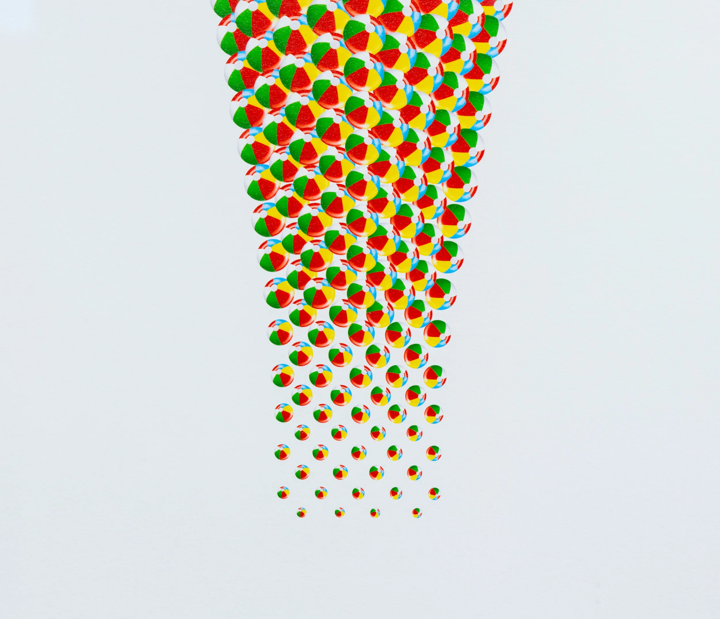 detail of Golden Torch, Archival inkjet on cotton rag pearl, 30 x 18 in. Photo by Chris Anderson / CDA Media