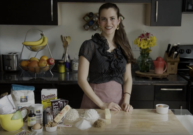 Marisa Adesman, Still from video: How to Make PERFECT Chocolate Chip Cookies!, 2018, 2 minutes 58 seconds