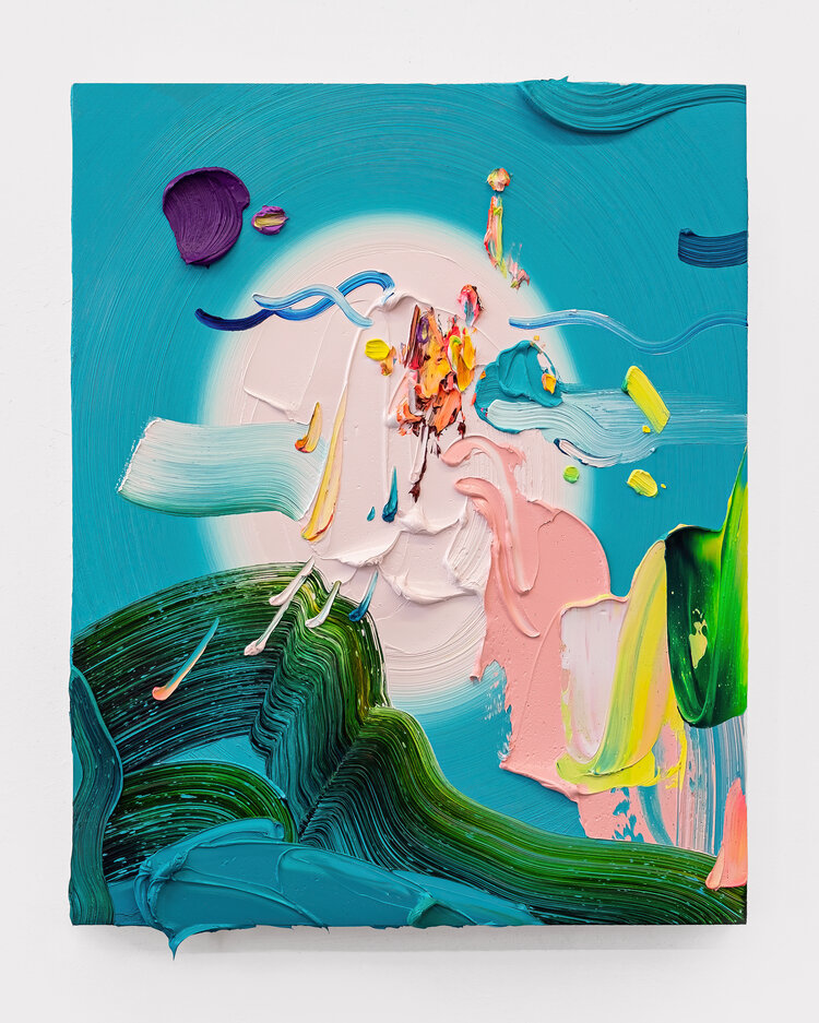 Erin Loree, Tropics, 2020. Oil on panel. 20 x 16 in.