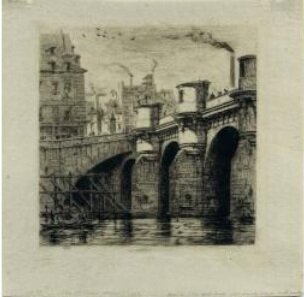 Etchings of Paris: The Pont-Neuf. Charles Meryon (French, 1821–1868) Courtesy of the Frick Collection.