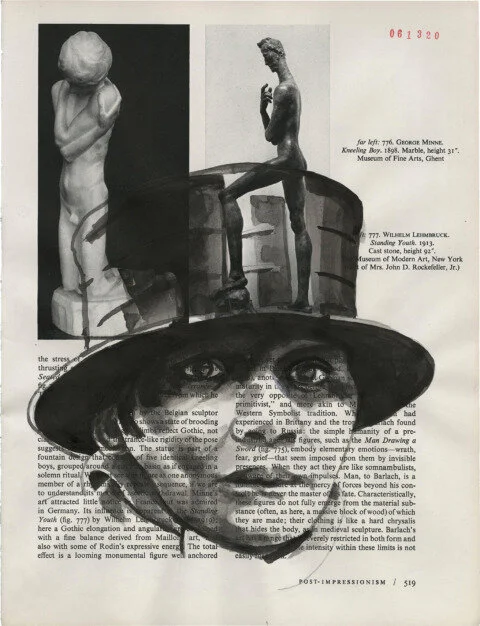 Nancy Elizabeth Prophet, 2020 Sumi Ink on Book Page 11.375 x 8.625 in.Click for more information. SOLD