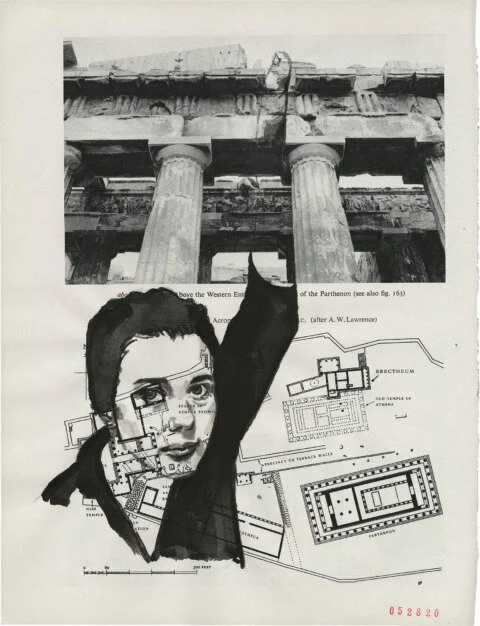 Bridget Riley, 2020 Sumi Ink on Book Page 11.375 x 8.625 in.Click for more information.