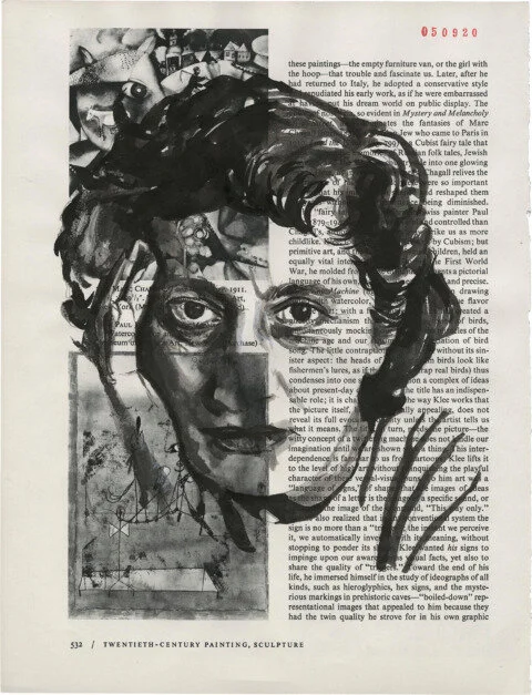 Anni Albers, 2020 Sumi Ink on Book Page 11.375 x 8.625 in.Click for more information.