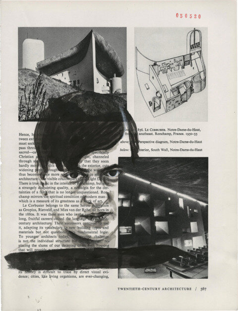Marianne Brandt, 2020 Sumi Ink on Book Page 11.375 x 8.625 in.Click for more information.