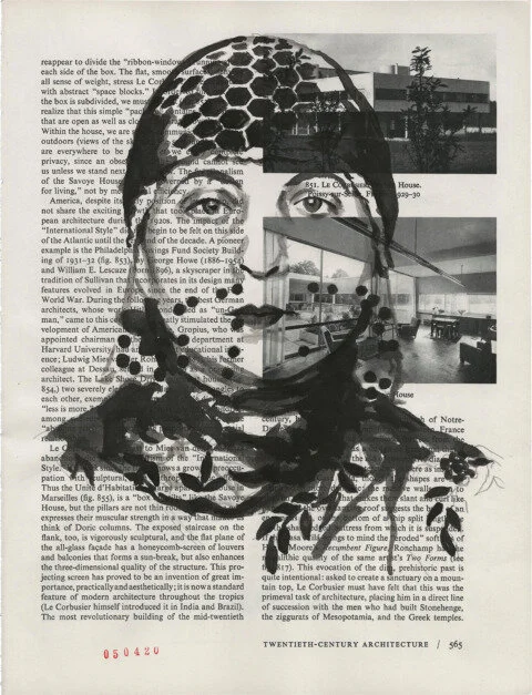 Gertrud Arndt, 2020 Sumi Ink on Book Page 11.375 x 8.625 in.Click for more information.