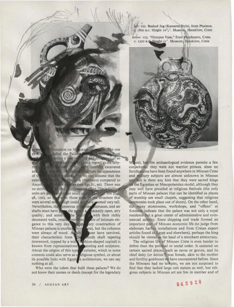 Alma Thomas, 2020 Sumi Ink on Book Page 11.375 x 8.625 in.Click for more information. SOLD