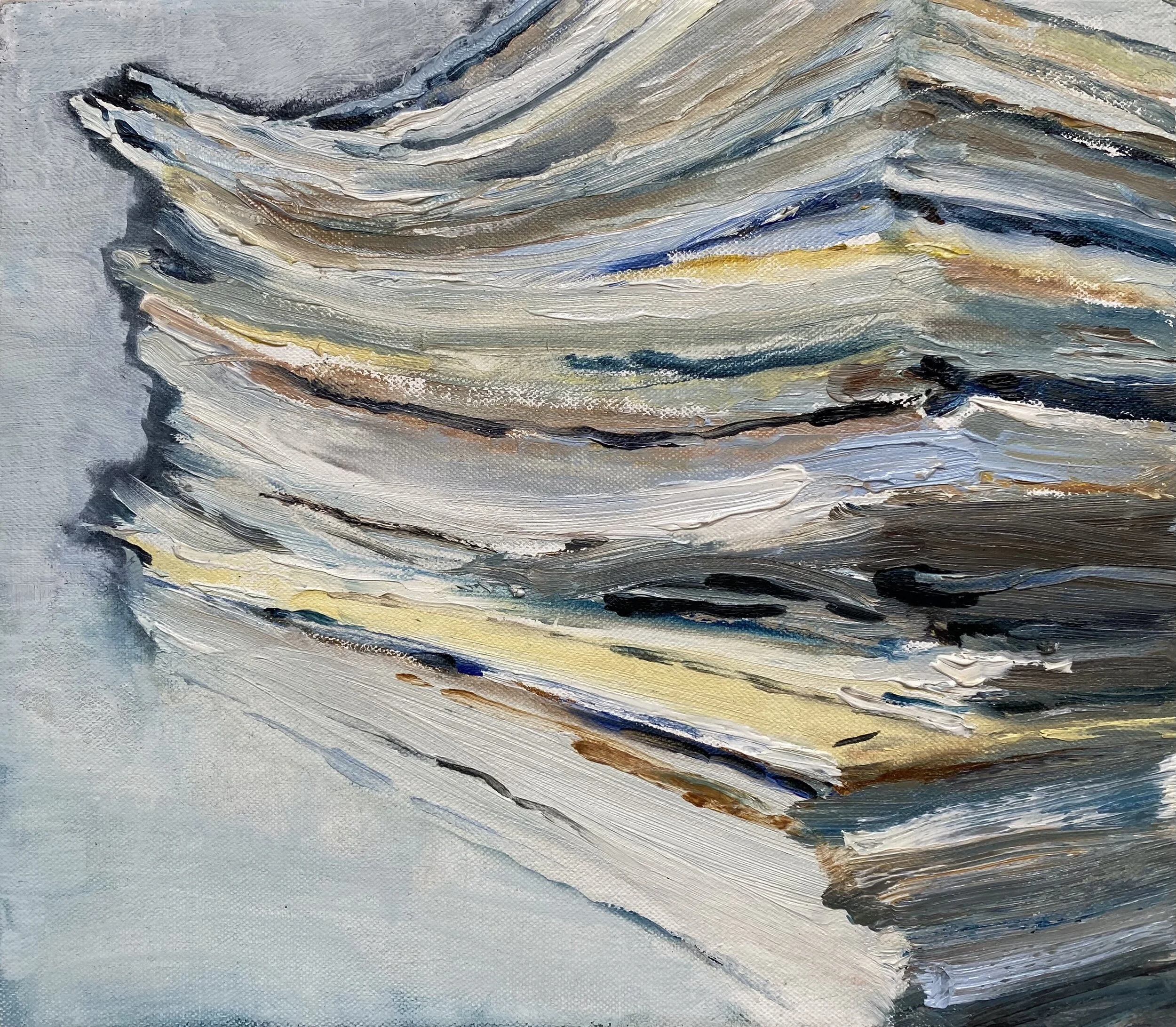 Archive, 2021 Oil on canvas 9 × 10 in.