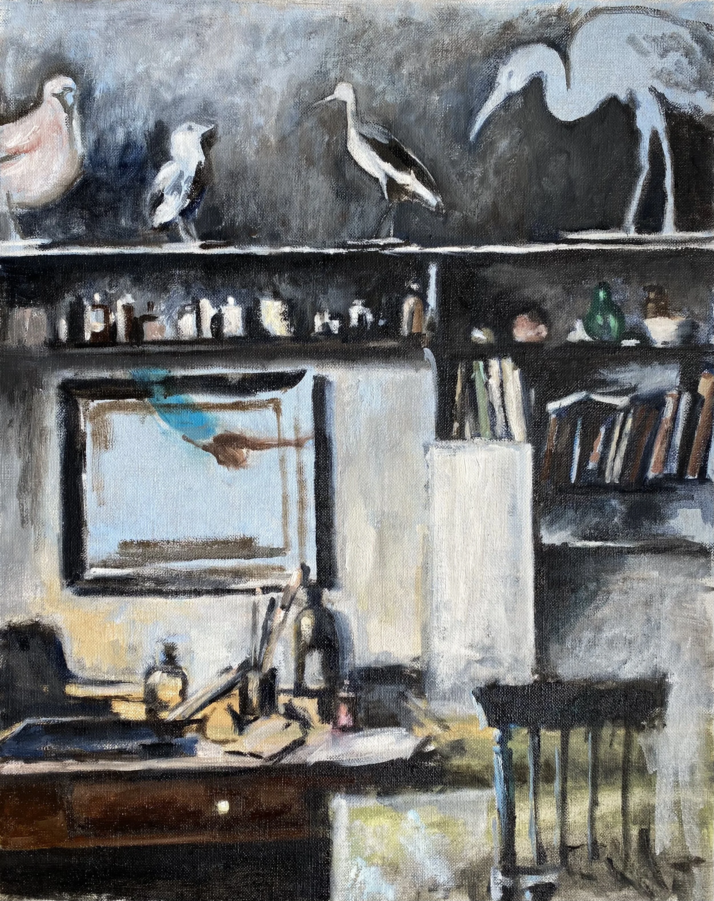 Studio (Paula Modersohn-Becker), 2021 Oil on canvas 20 × 16 in.