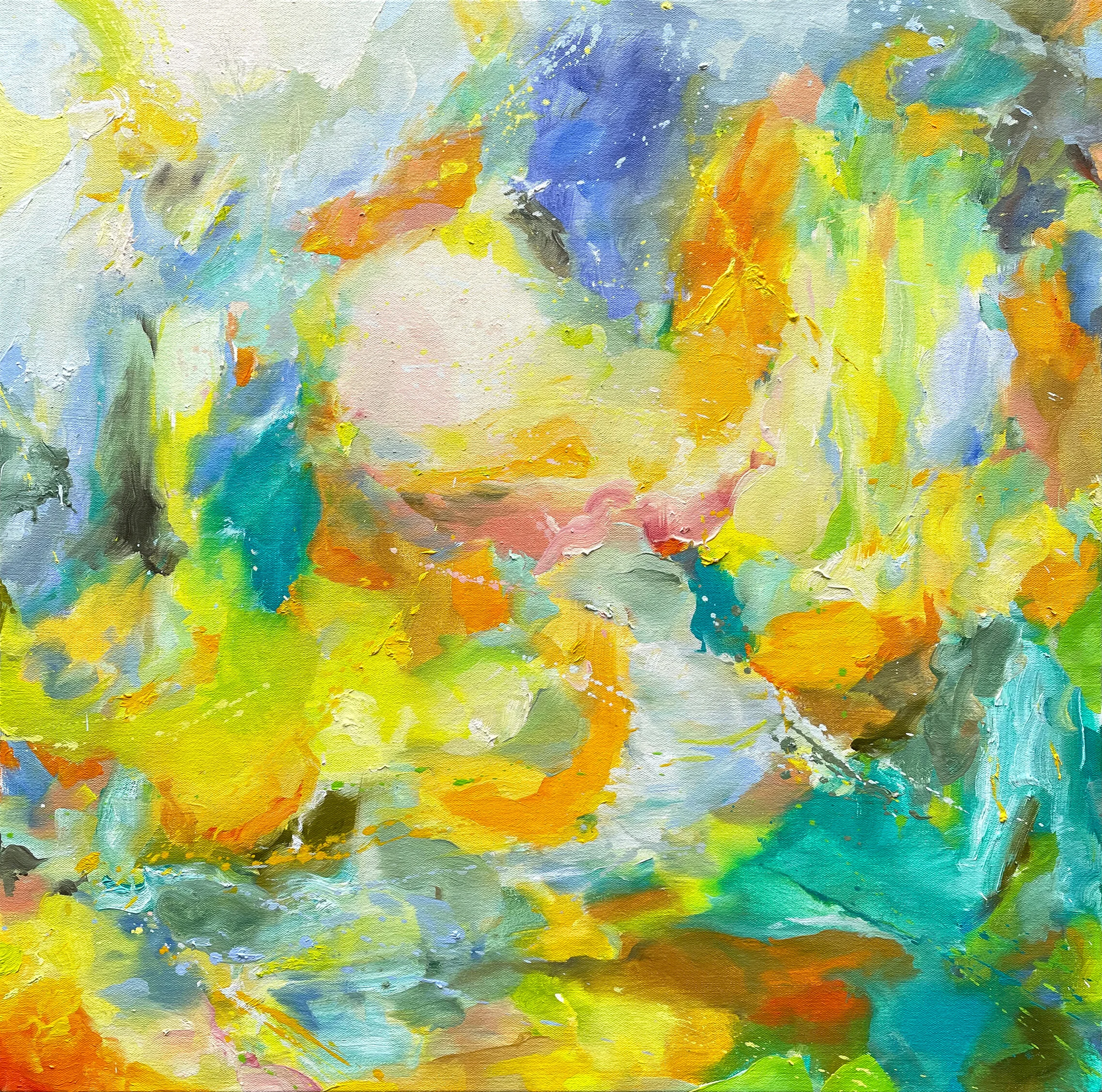 Natalia Wróbel As Natural As Breathing, 2021 Oil on canvas 27 x 27 in.