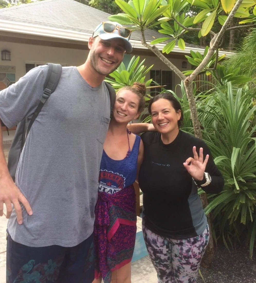 Mark and Brittney after a lovely morning diving