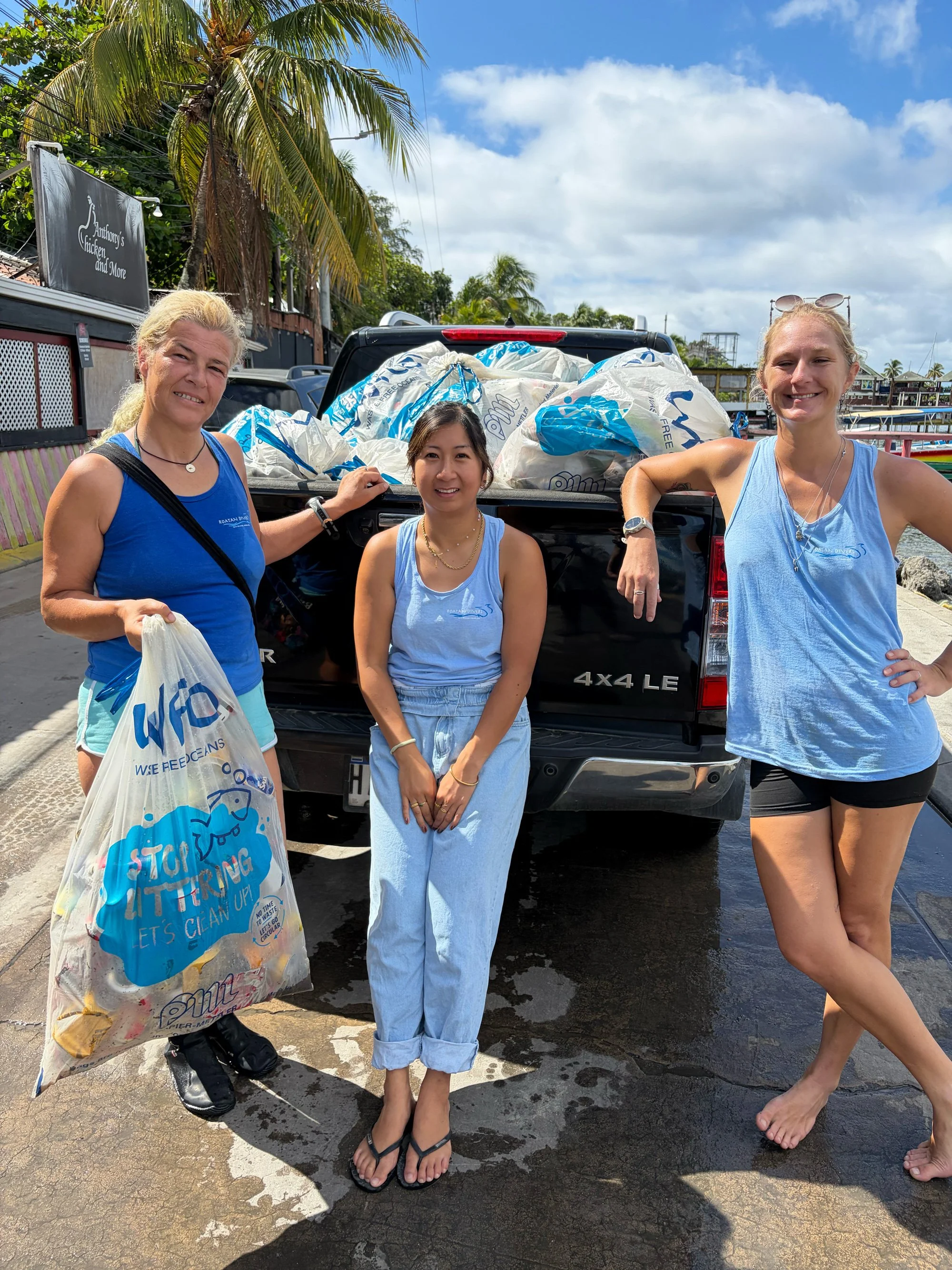 Clean Up Day West End Roatan