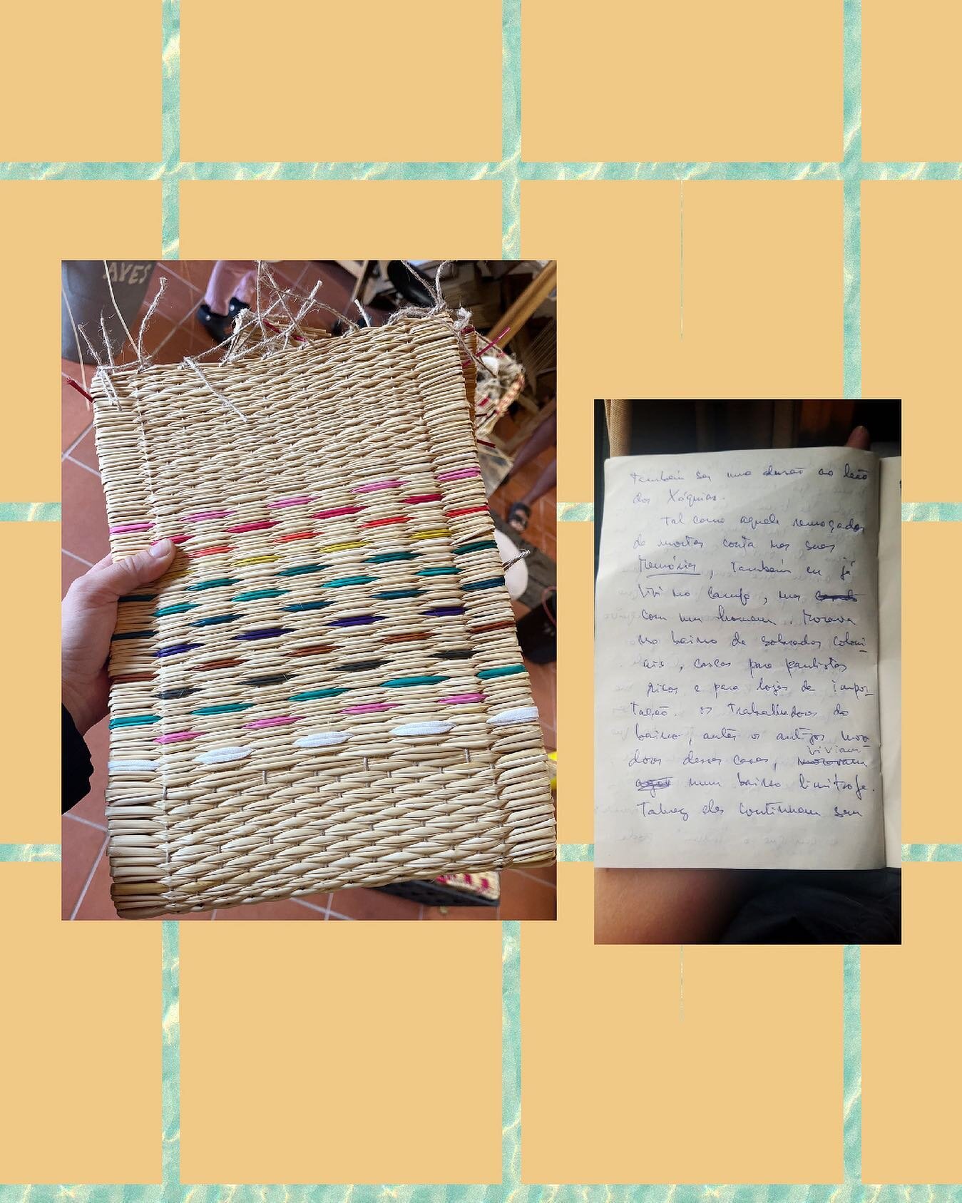 A woven mat from our workshop and a handwritten text from Malacca.

This year we invited Duarte Braga to write on tradition and LGBTQ+ values. 

You can read his take at: toinoabel.com/pride

✊🏻🏳️&zwj;🌈
#pride