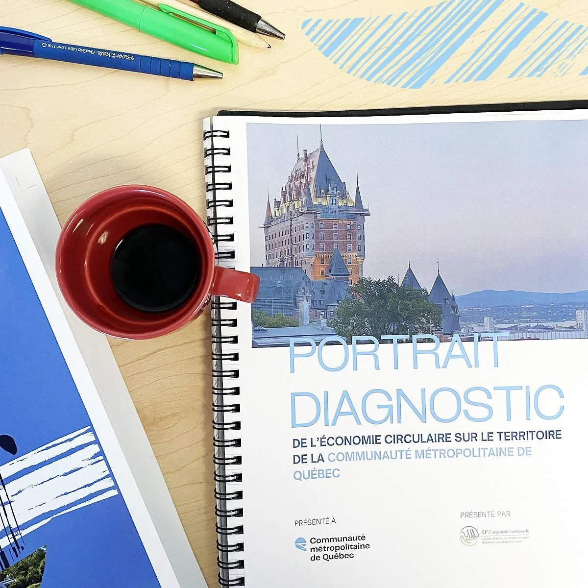 Remise de la 1e partie du Portrait diagnostic de l'économie circulaire - CMQuébec