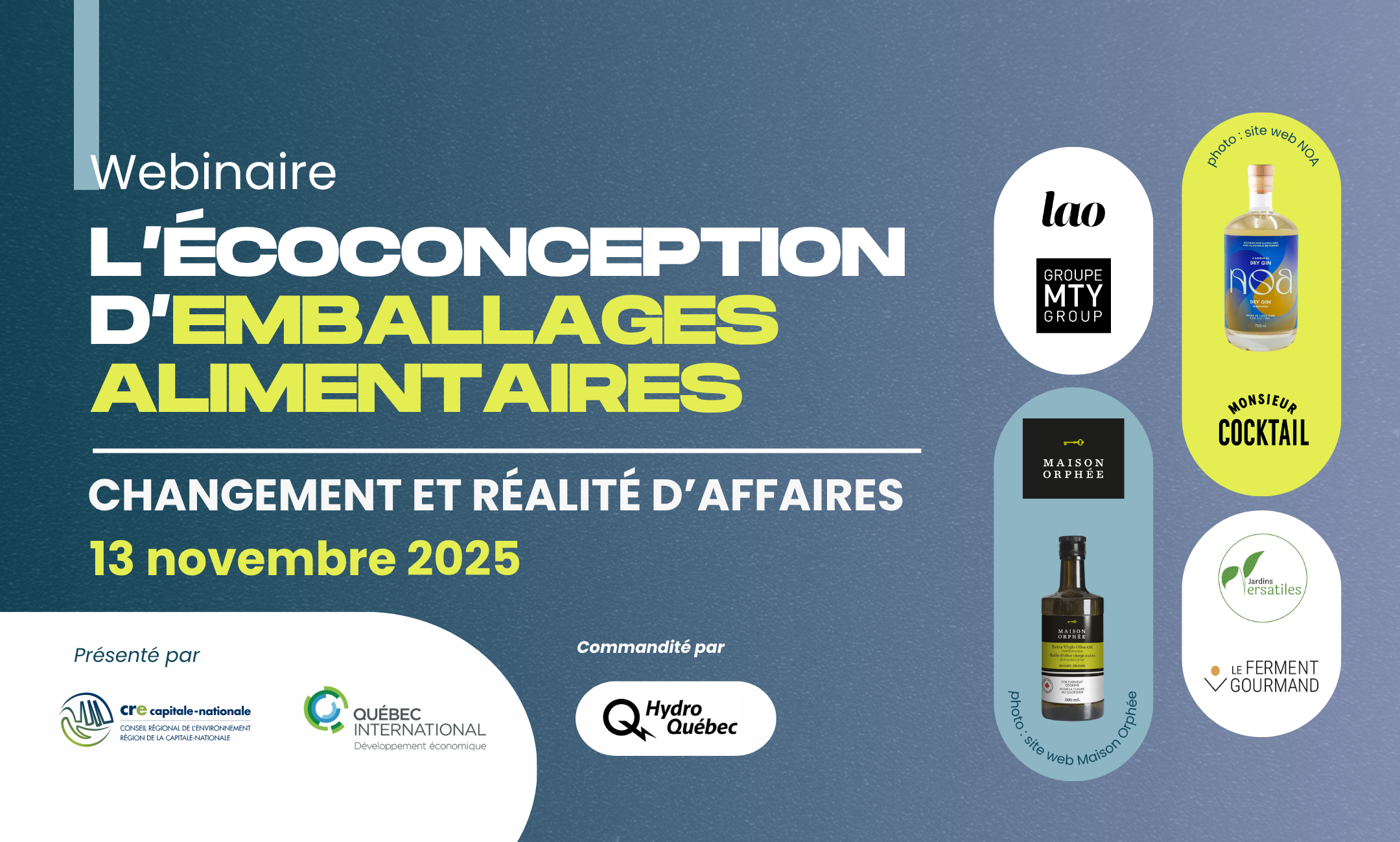 Webinaire | L’écoconception d’emballages alimentaires : changement et réalité d’affaires