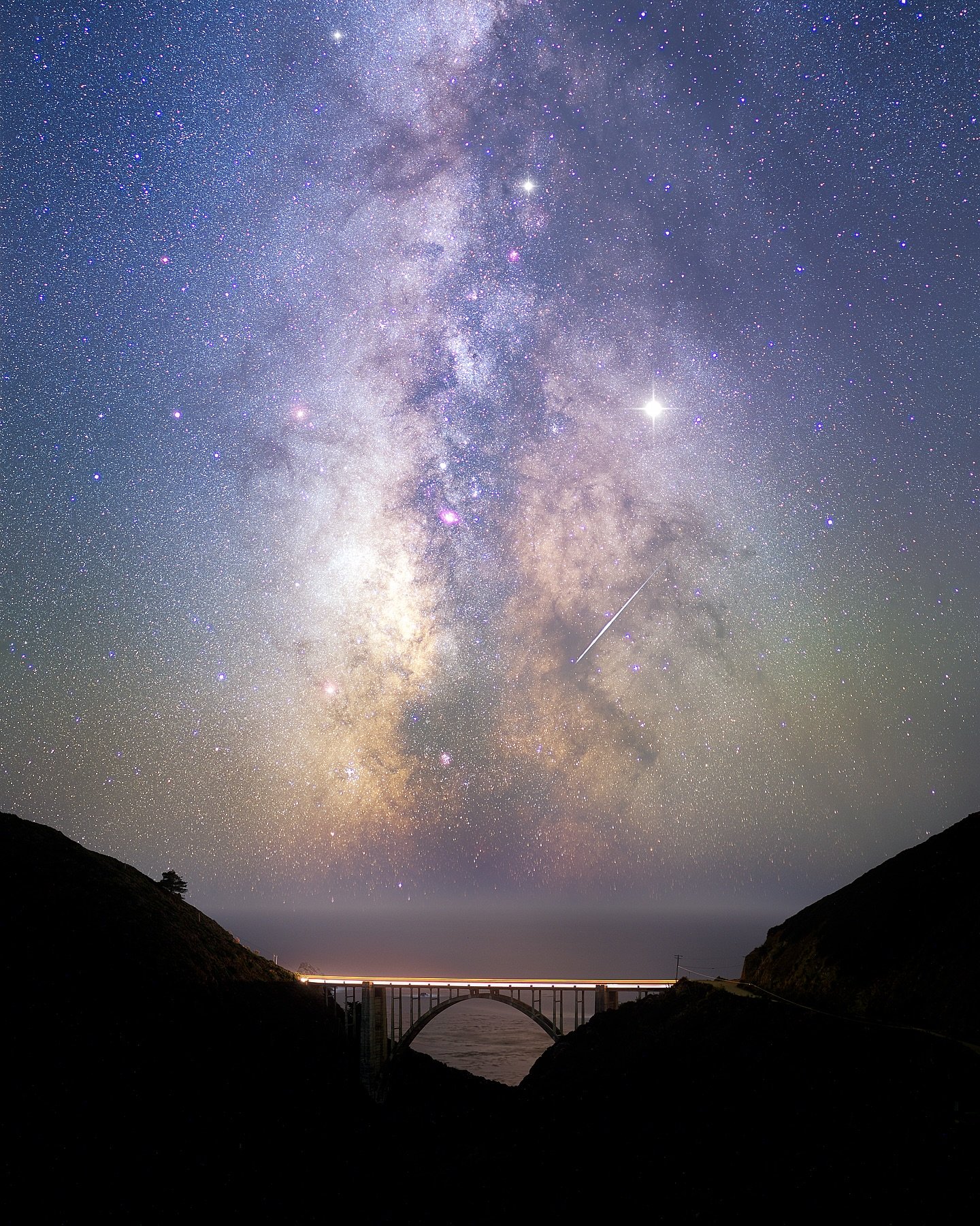 Galactic tides. 🌌

There&rsquo;s something timeless about watching the Milky Way rise over the California coast.

Salt in the air, stars in your eyes, and the kind of silence that makes you forget the rest of the world exists.

Then you realize you 