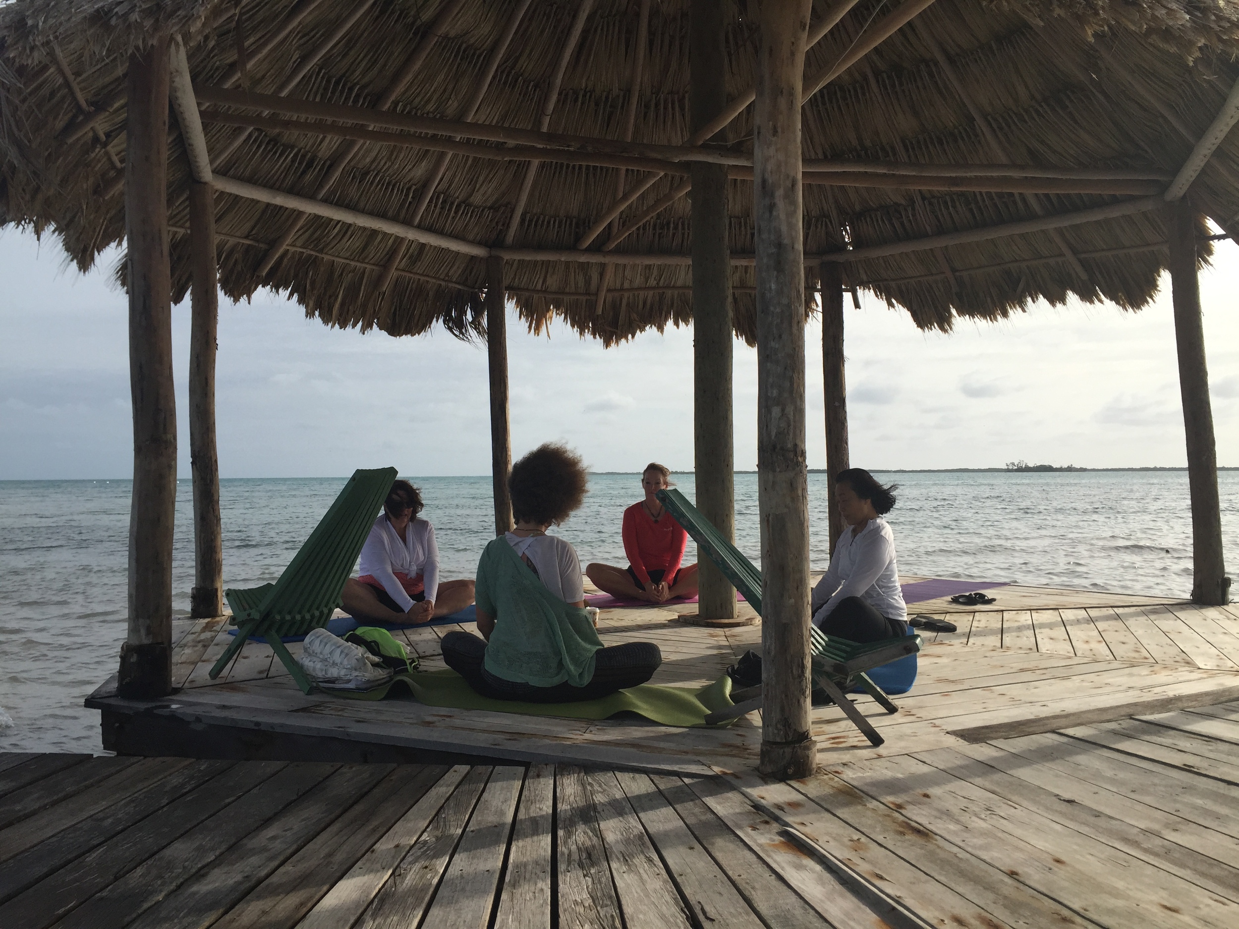 Ahhh..my favorite spot and time of day…our over the water Palapa and yoga with the lovely Shelly Grande!! This must be experienced in your lifetime, feeling the ocean underneath taking all that no longer serves you away and allowing the sun to fill you up with beautiful vibrant energy….Speechless (this does not happen very often LOL!!)