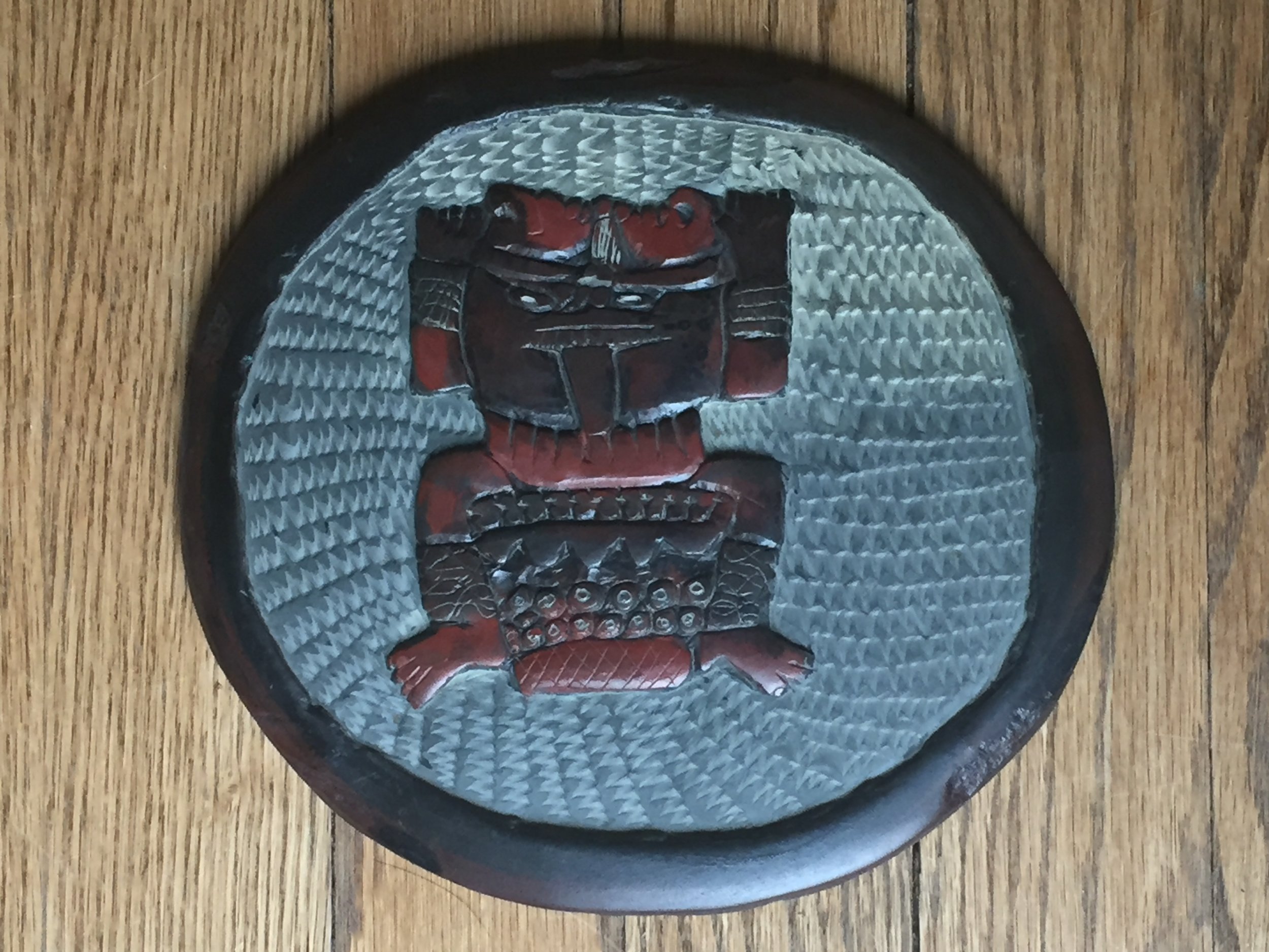  Slate Hand Carved from Rosario Diving God