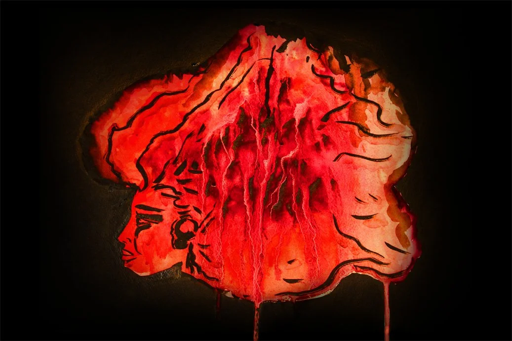 The Lady With Pink Hair