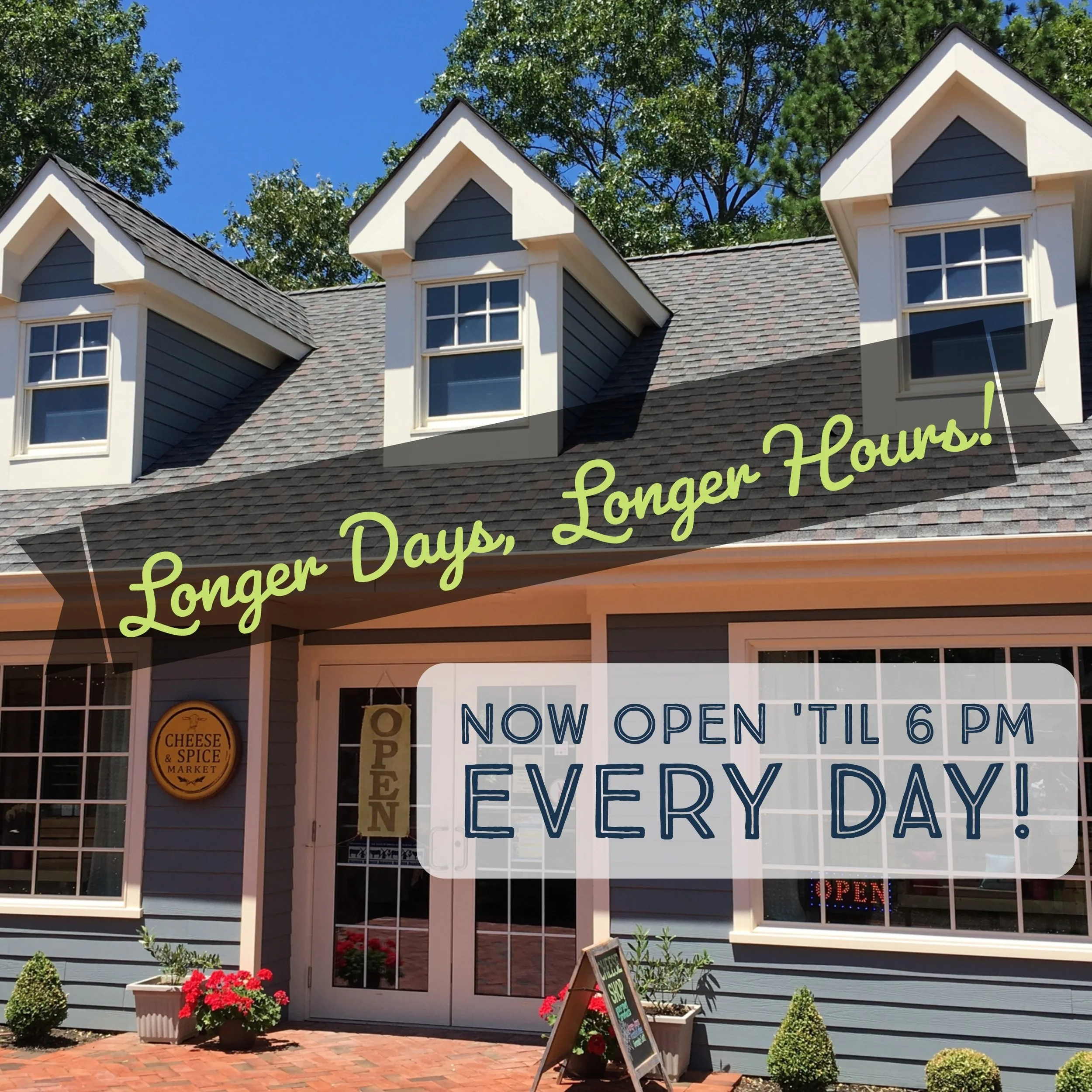New Extended Hours!