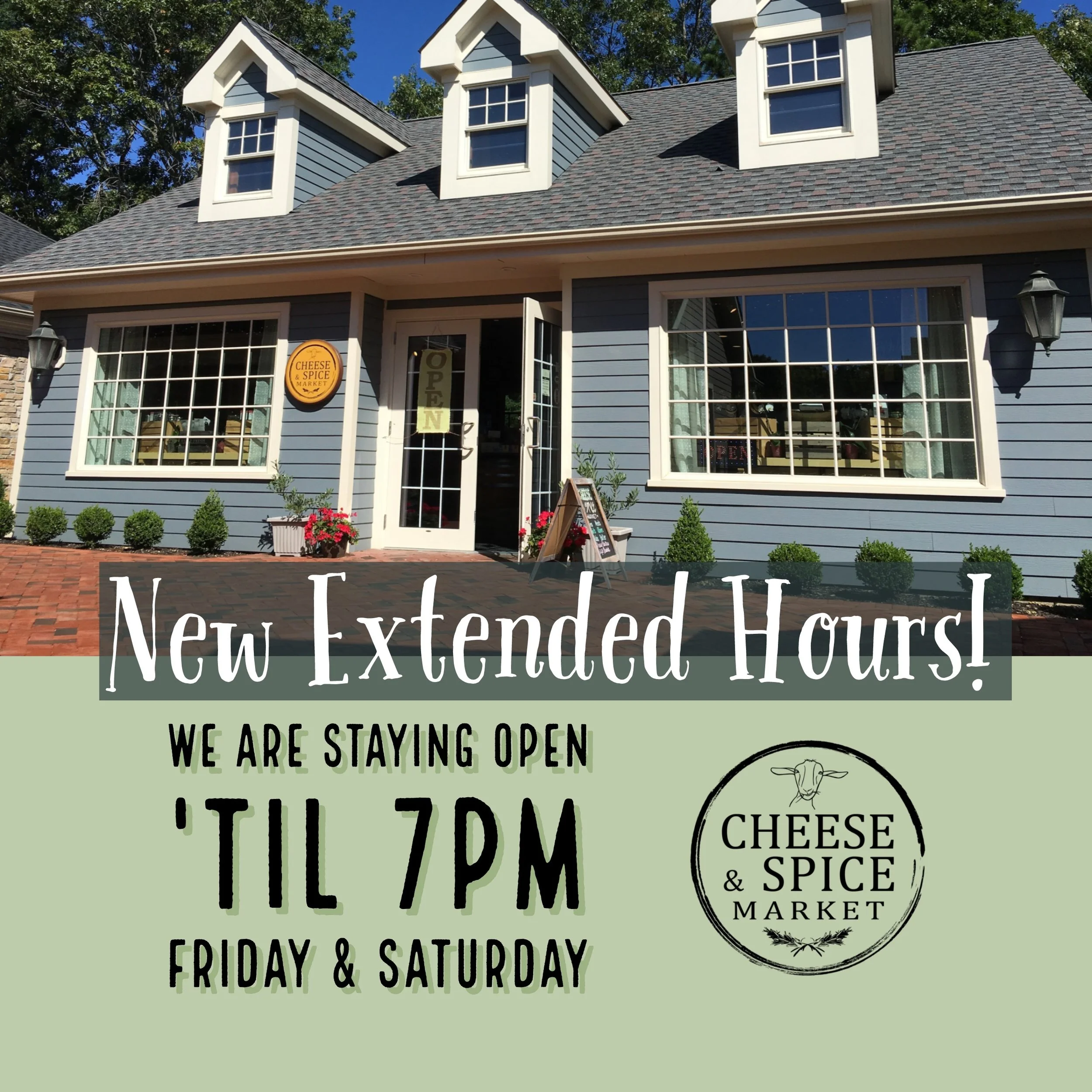 We're Staying Open Later!