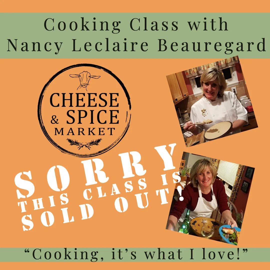 Cooking Class with Nancy Leclaire Beauregard