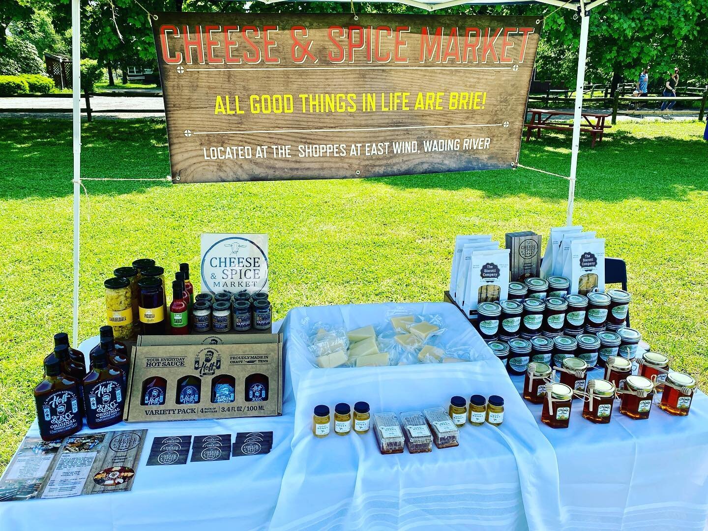 Come on down to the @suffolkcountyfarm for the Bloom wellness event. 
#wellness 
#crafts 
#activities 
#fun 
#cheesespicemarket 
#cheese 
#localproduct 
#honey 
#jam