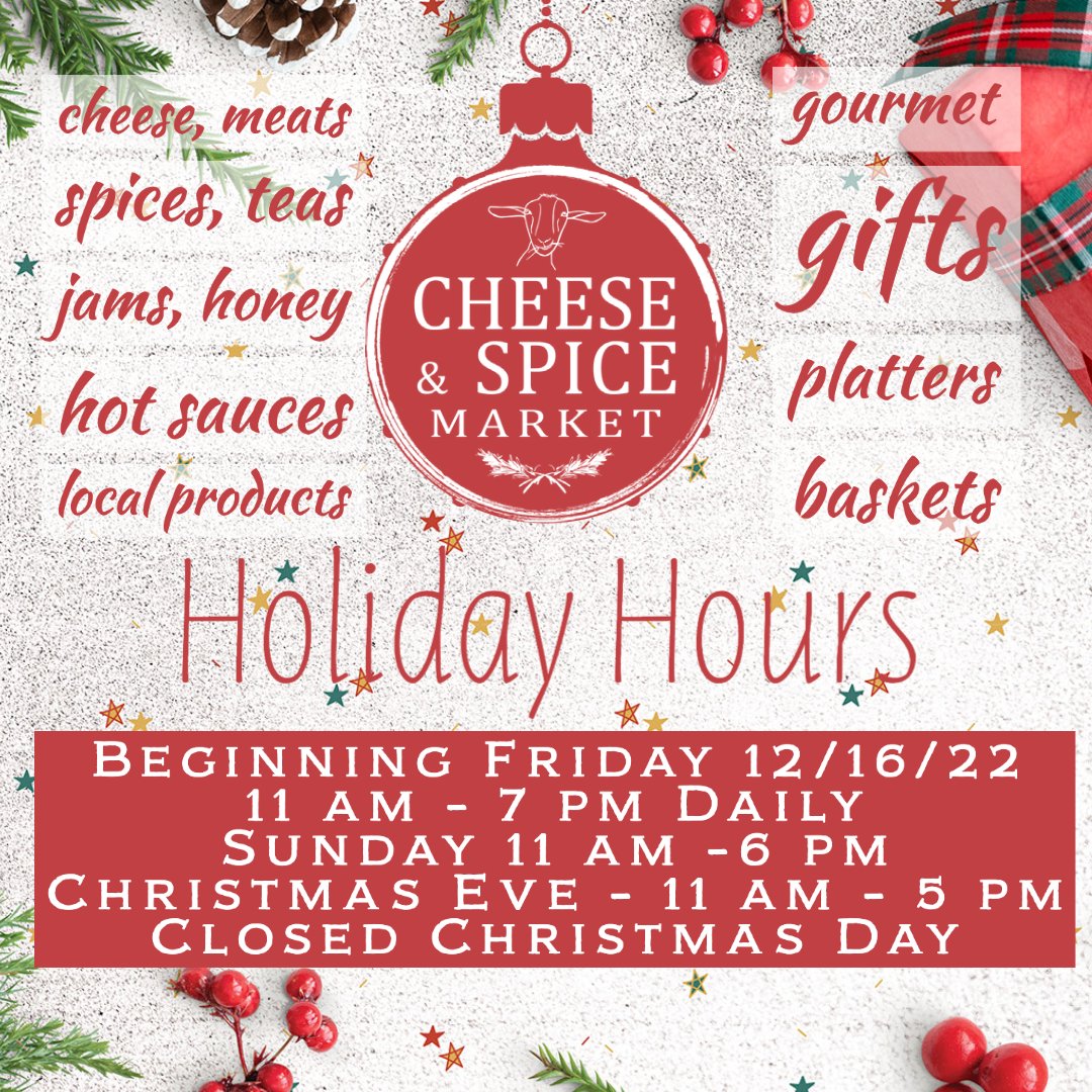 Holiday Hours 2022