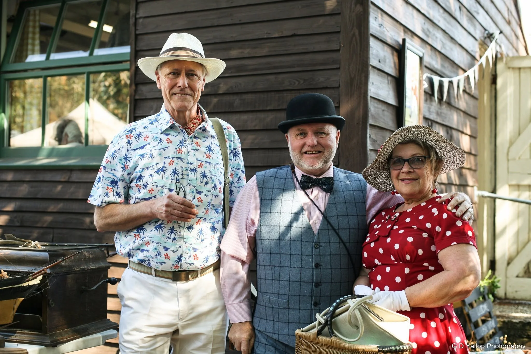 Well dressed visitors at Heydon 2026 - Photo by Gary Yallop
