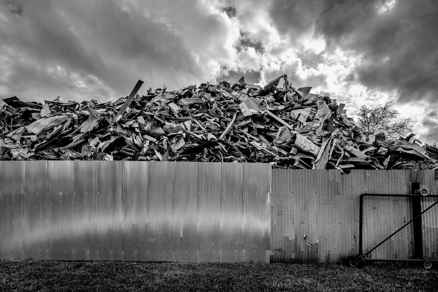 Mountain of Scrap - Downtown Rogers
