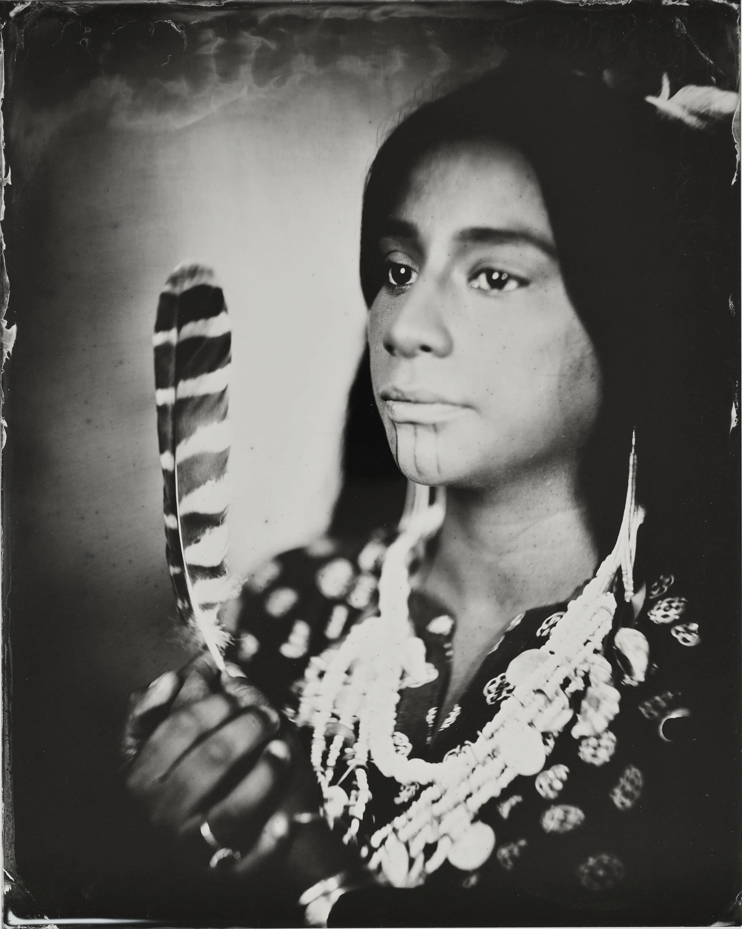 Alesha Flores - Indigenous Activist - Tintype Portrait