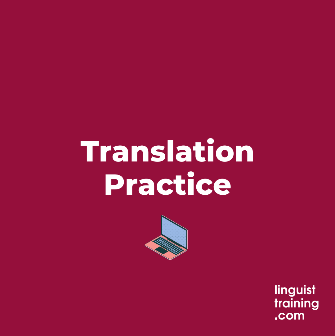 Translation Practice