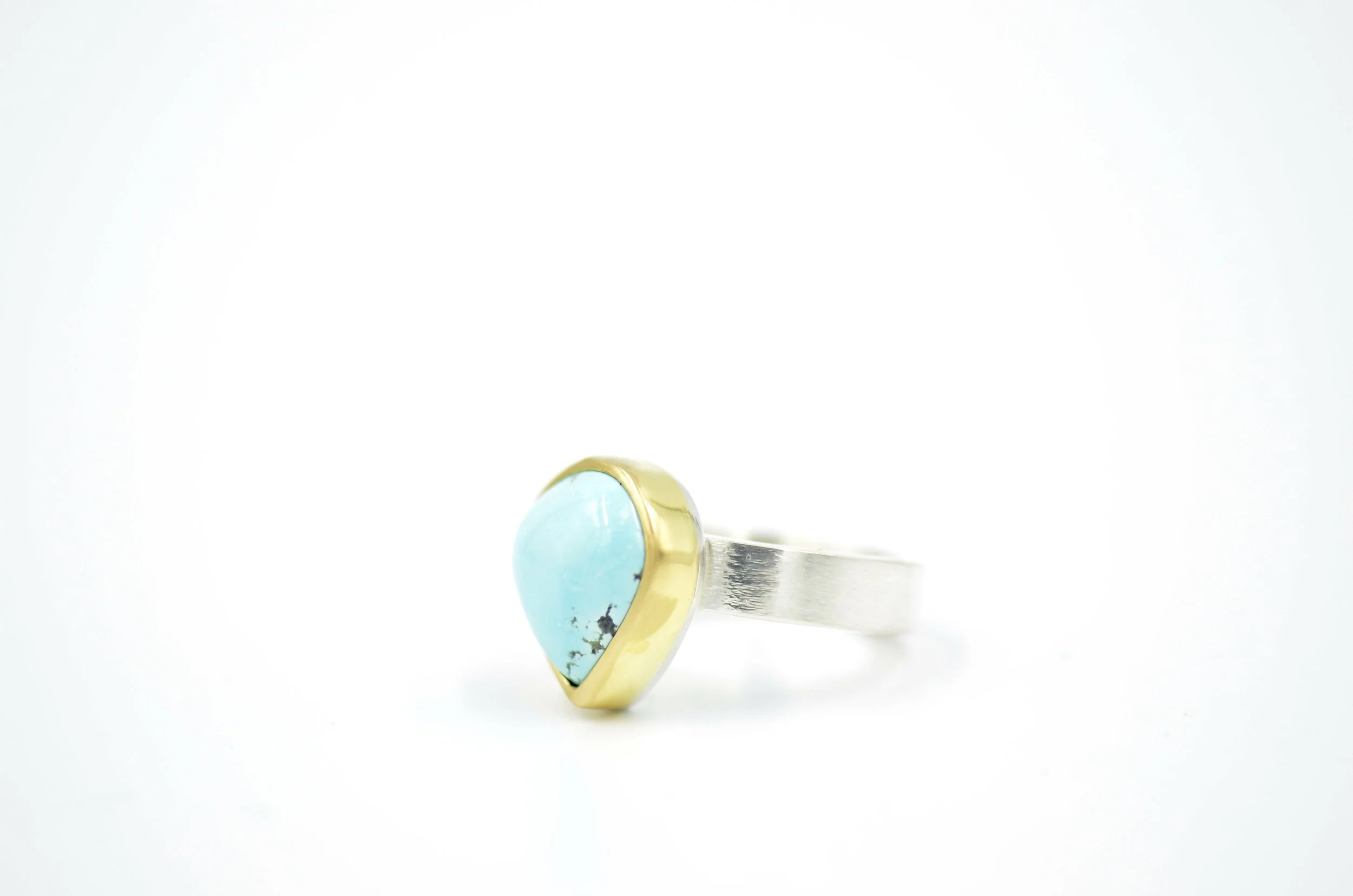 Royston Turquoise Mixed Metals Ring.