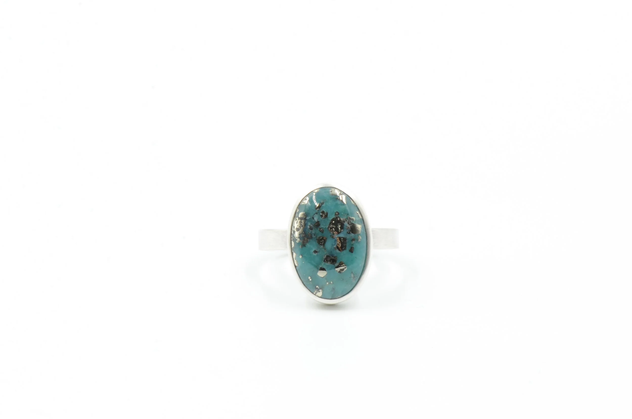 Morenci Turquoise Ring - Oval