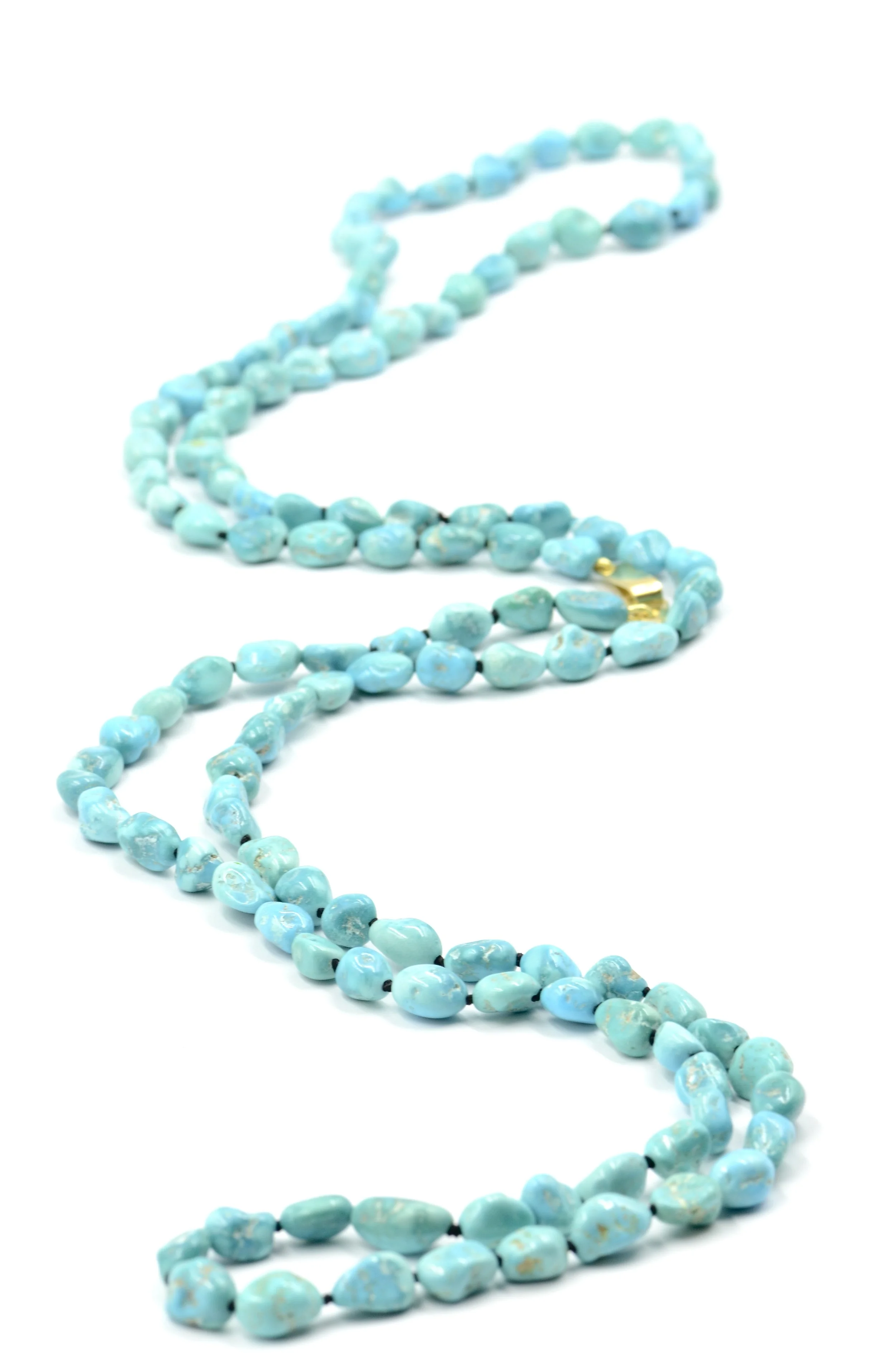 Sleeping Beauty Turquoise Opera Necklace