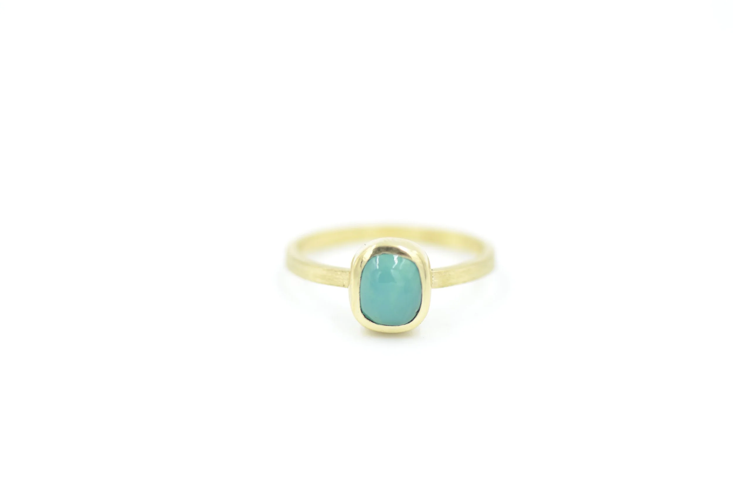 Gem Silica Gold Ring