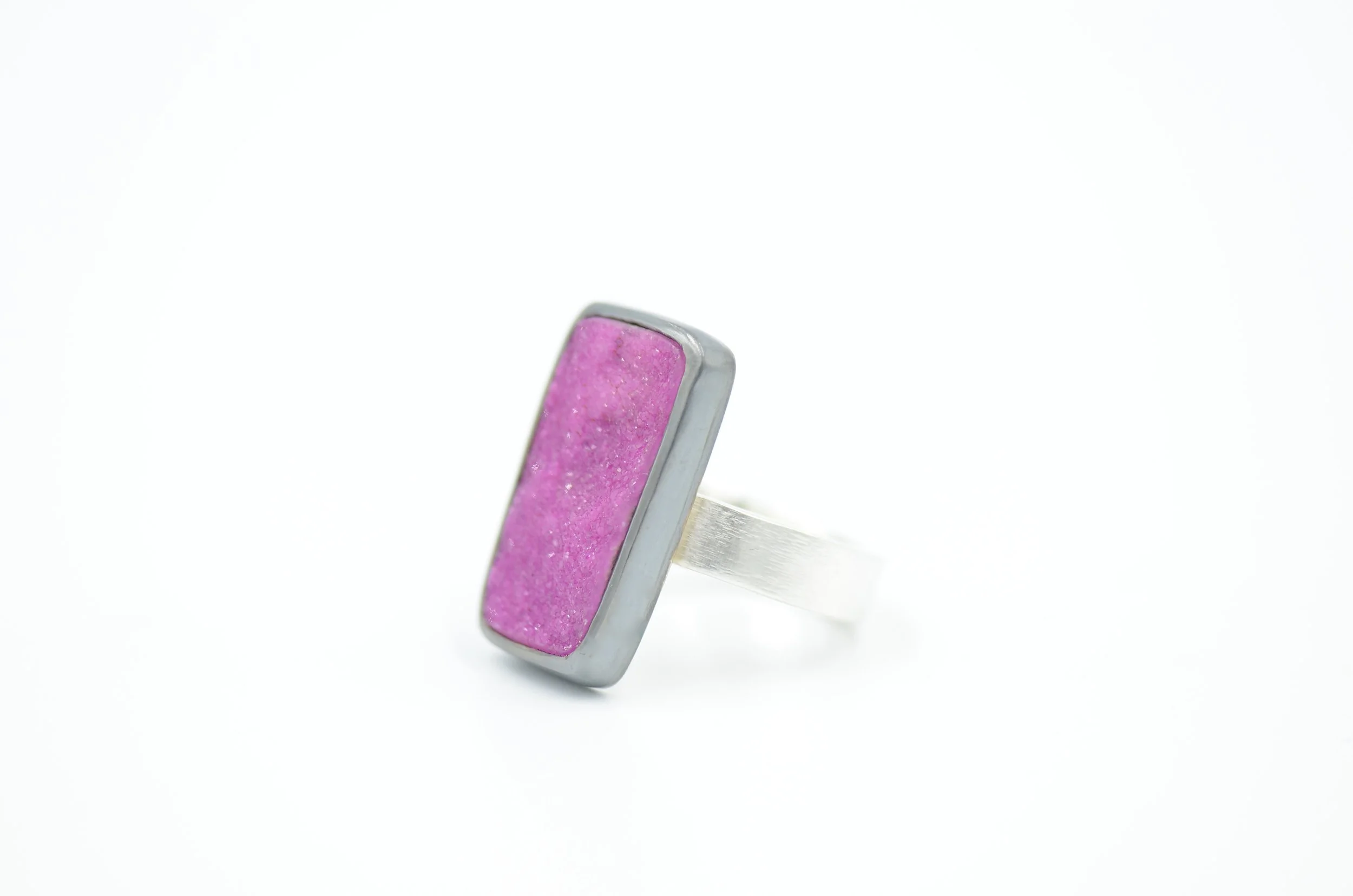 Cobalto Druzy Ring