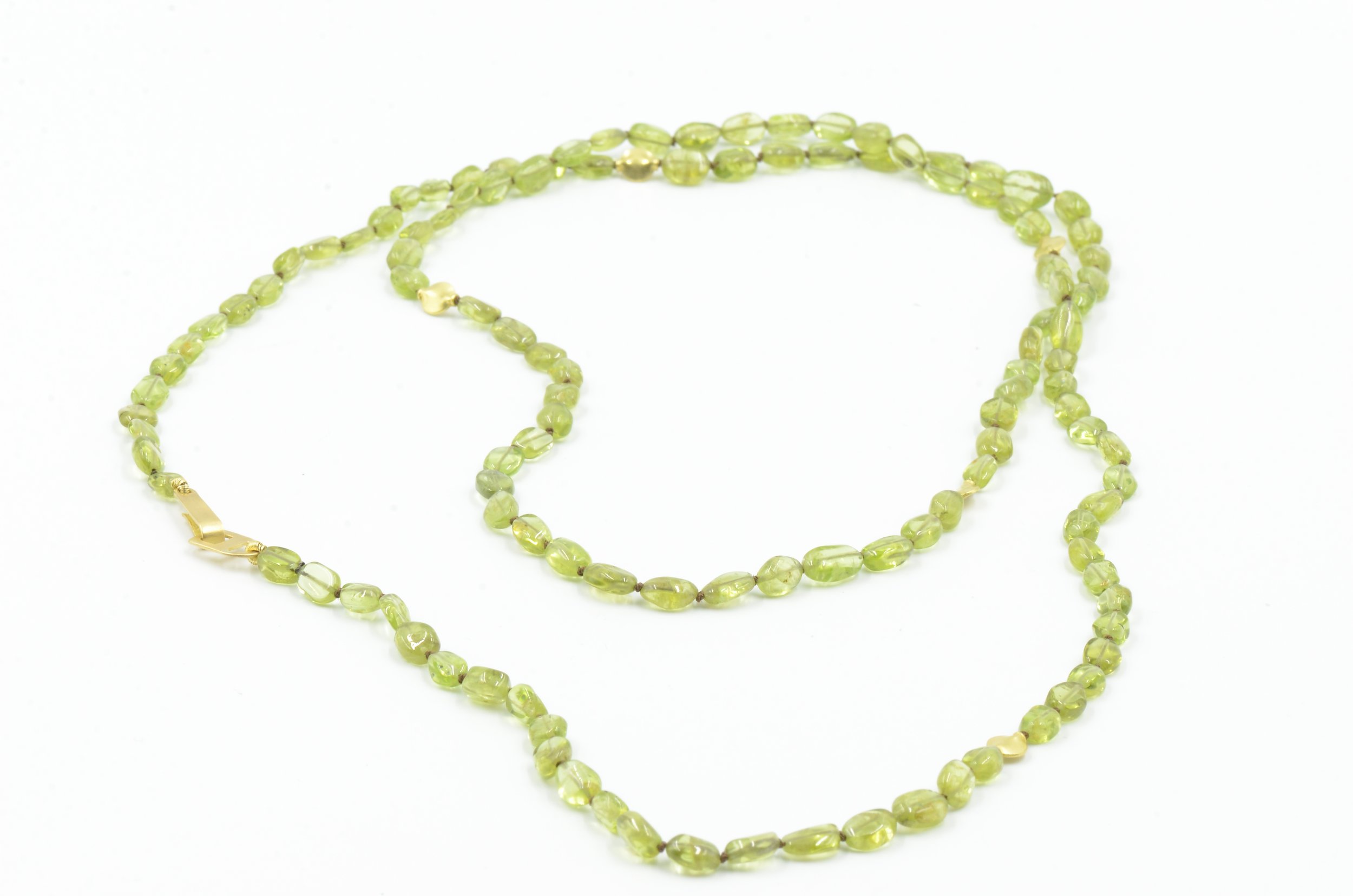 Peridot Pebbles Opera Strand
