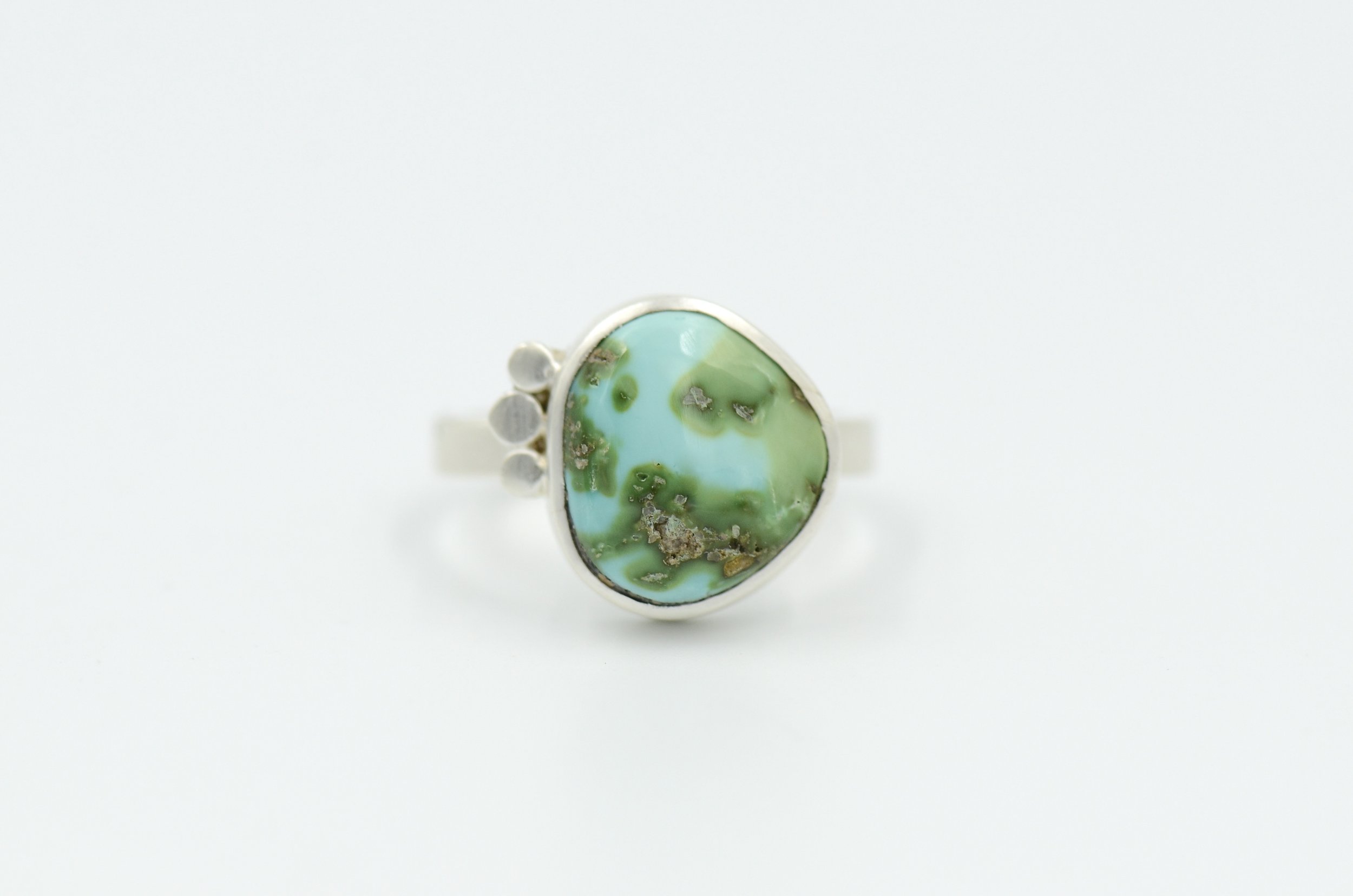 Sonoran Gold - Mini Turquoise Ring - 1