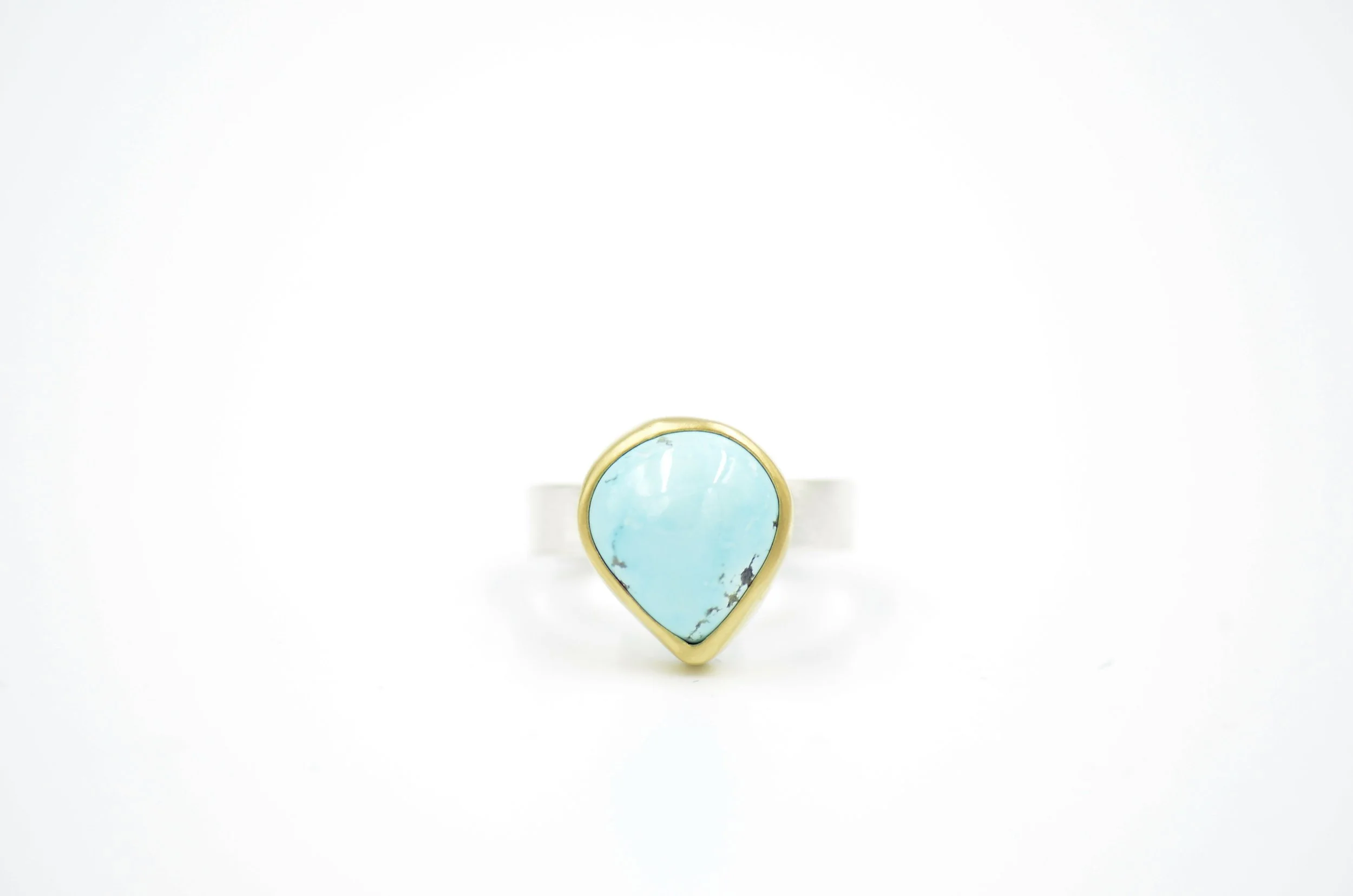 Royston Turquoise Mixed Metals Ring.