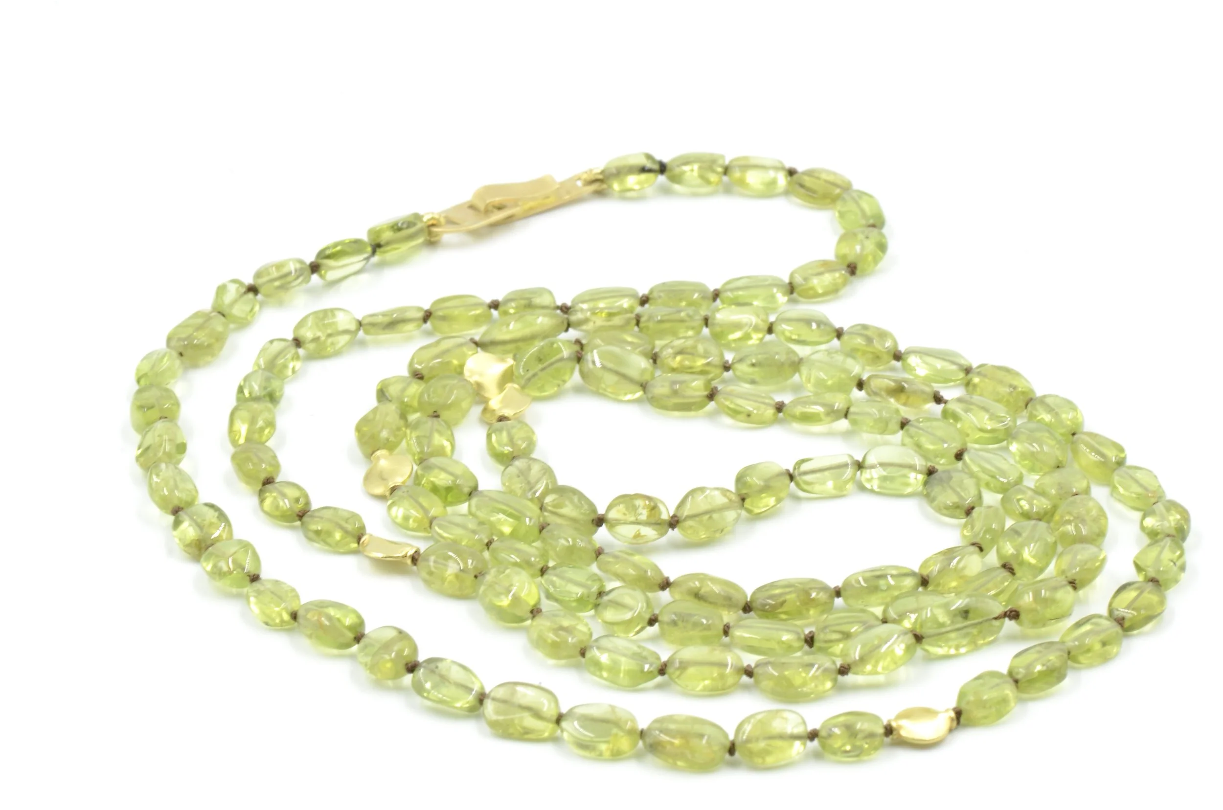 Peridot Pebbles Opera Strand