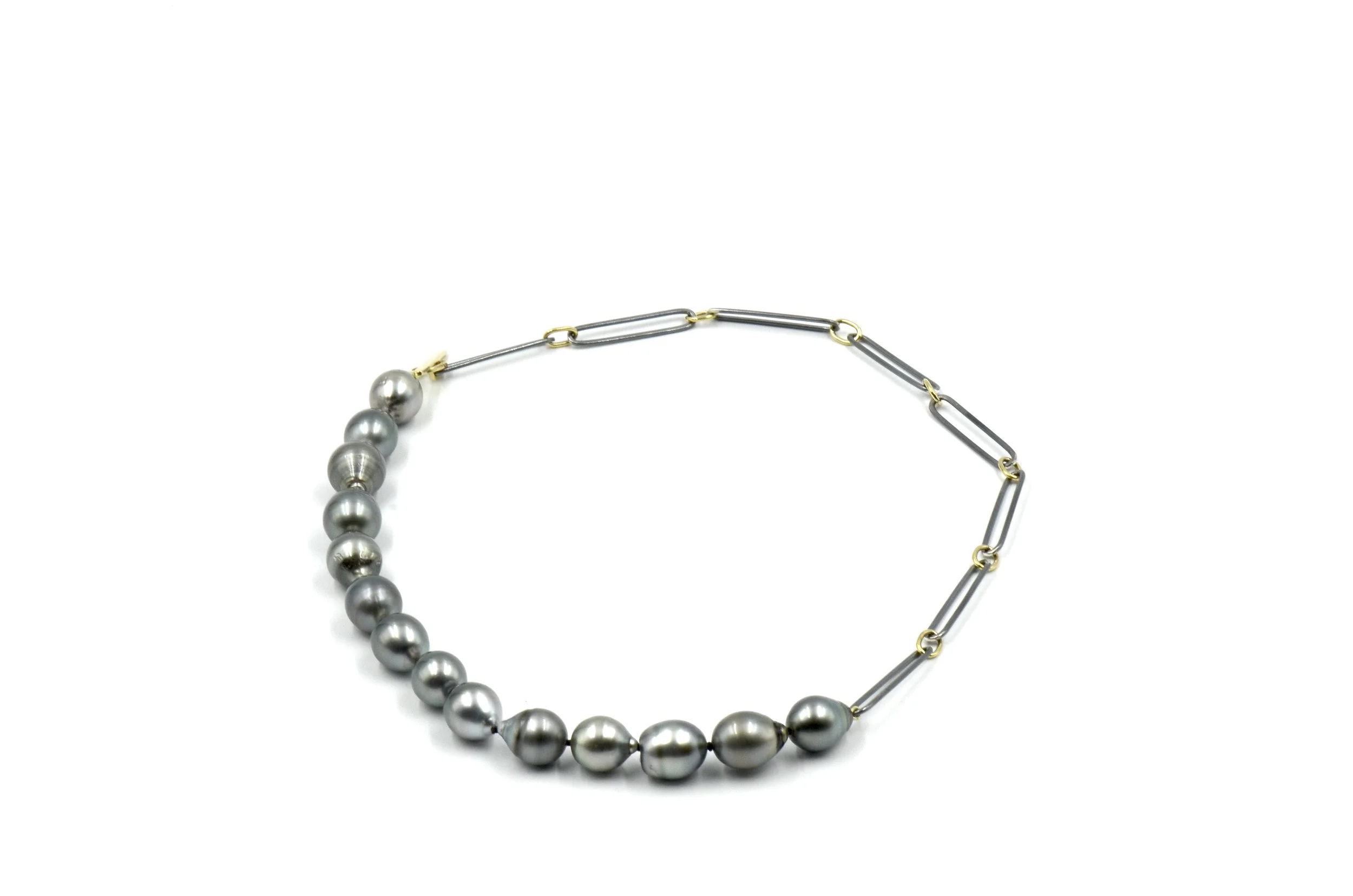 Tahitian Pearls Chain Necklace