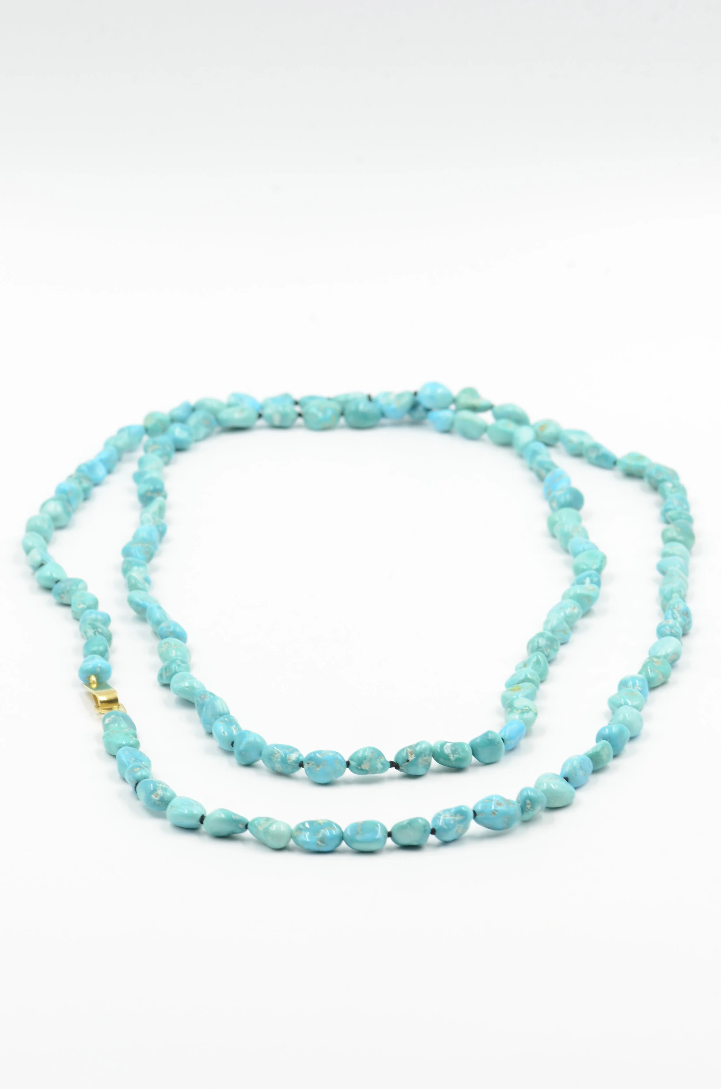 Sleeping Beauty Turquoise Opera Necklace