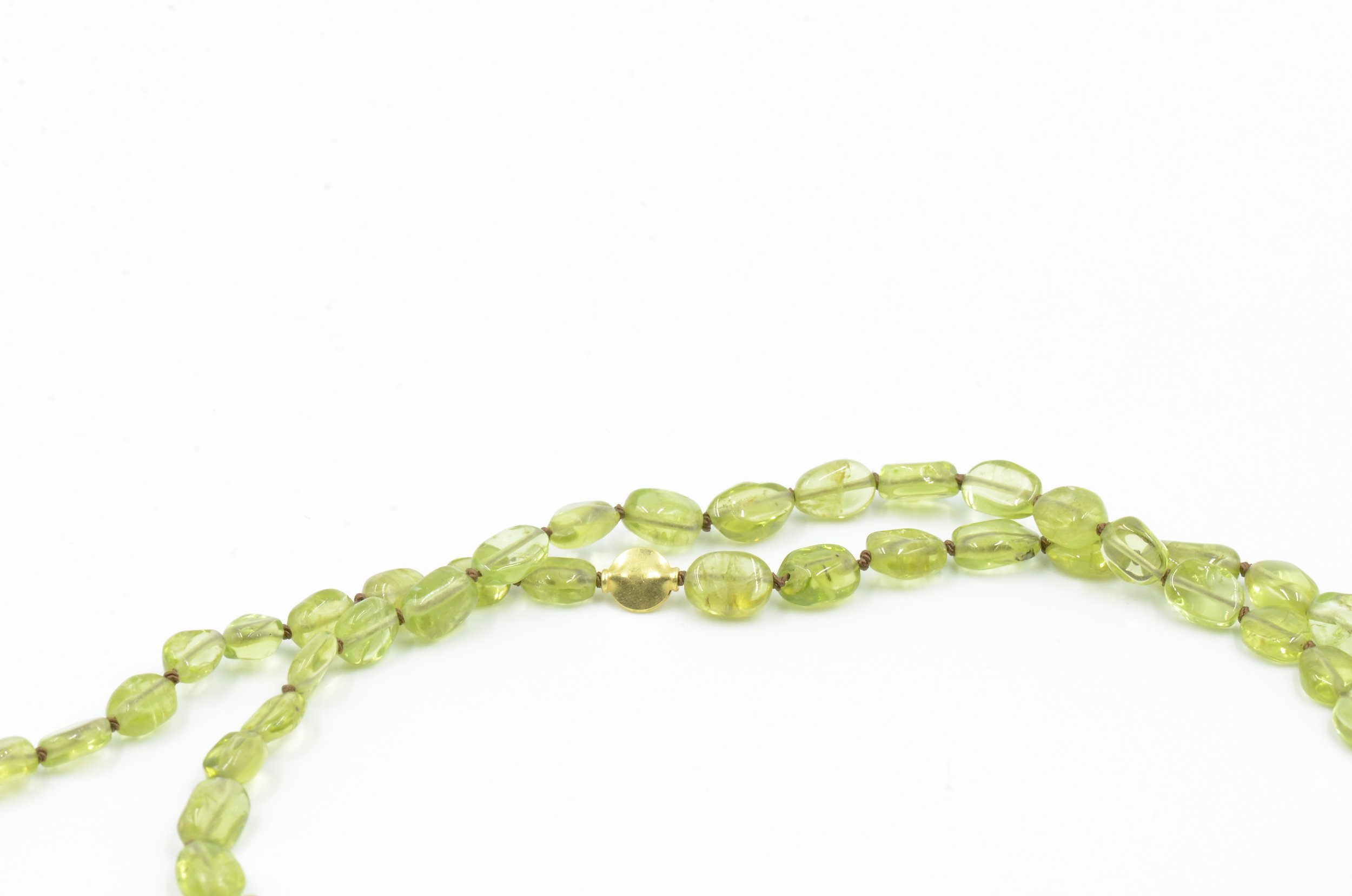 Peridot Pebbles Opera Strand