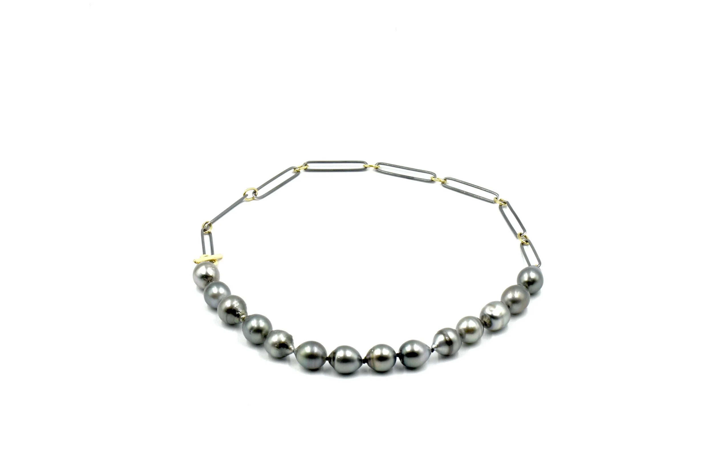 Tahitian Pearls Chain Necklace