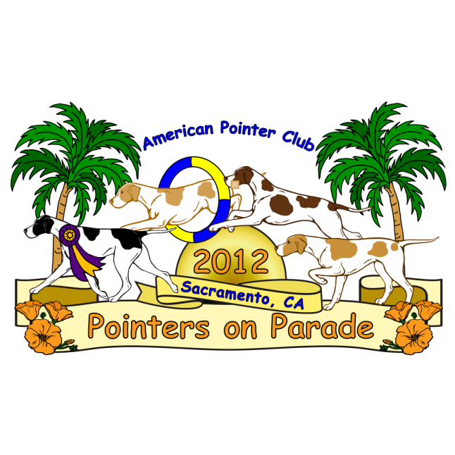 American Pointer Club 2012 National Specialty logo - Style: - Style: graphic, color