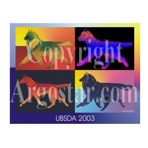United Belgian Sheepdog Association 2003 National Specialty Logo